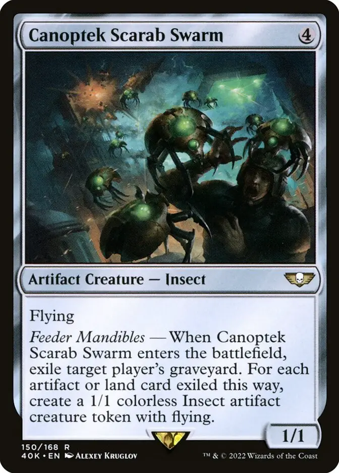 Canoptek Scarab Swarm • Artifact Creature — Insect Warhammer 40000