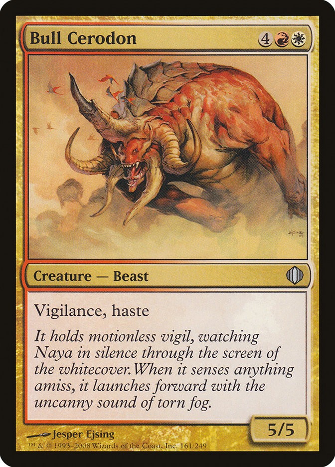 Bull Cerodon • Creature — Beast (Shards of Alara) - MTG Assist