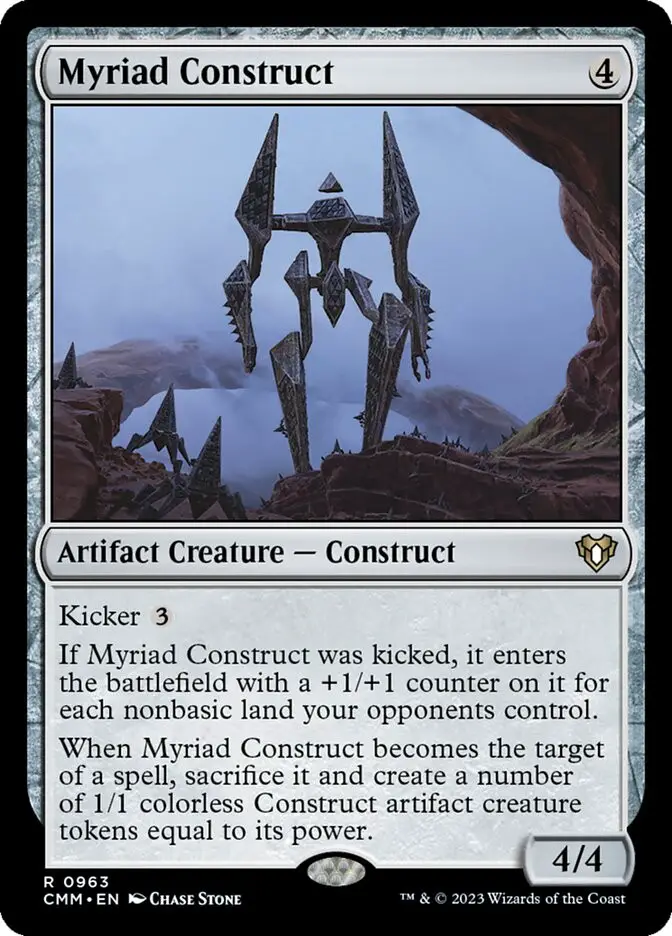 Myriad Construct Artifact Creature Construct Commander Masters