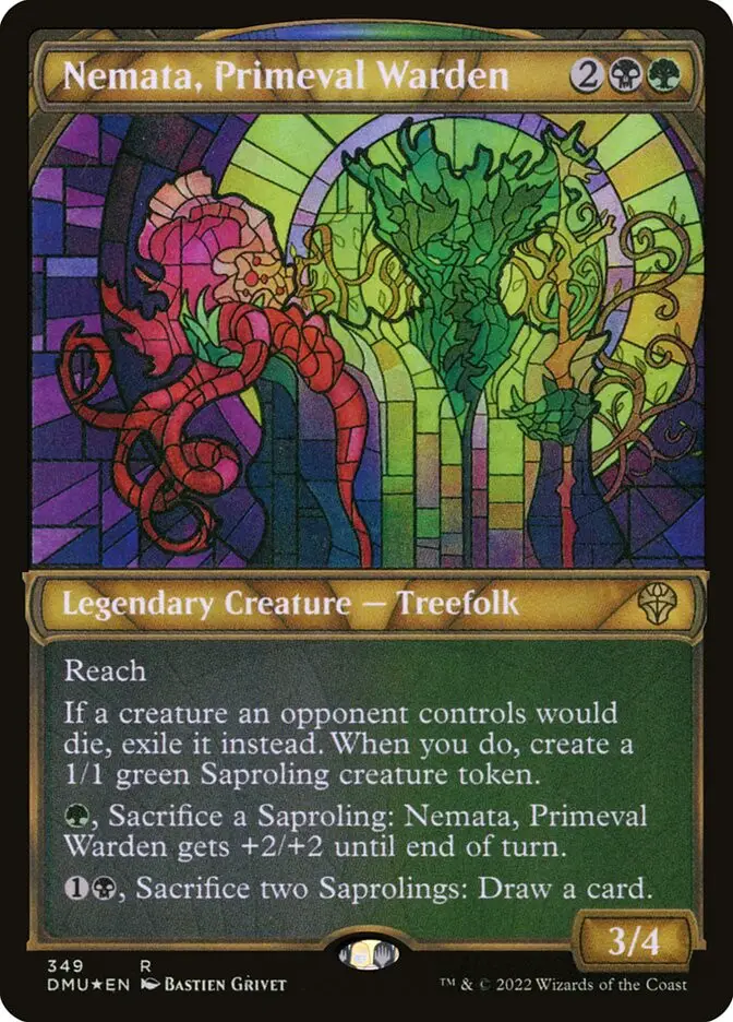 Nemata Primeval Warden Legendary Creature Treefolk Dominaria