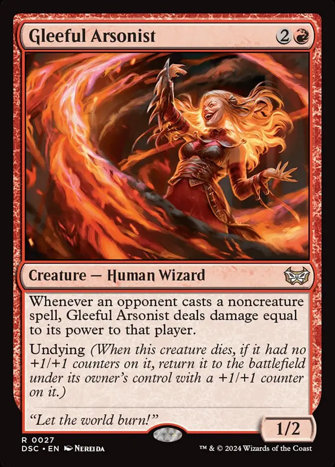 Gleeful Arsonist Rulings MTG Assist