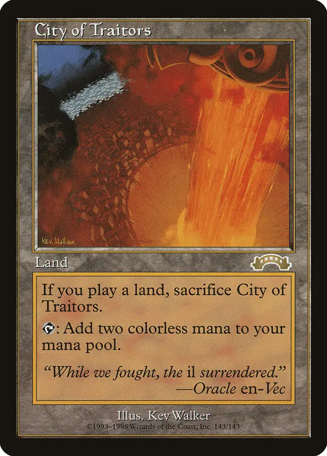 City of Traitors rulings - MTG Assist