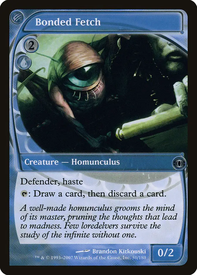 Bonded Fetch • Creature — Homunculus (Future Sight) - MTG Assist