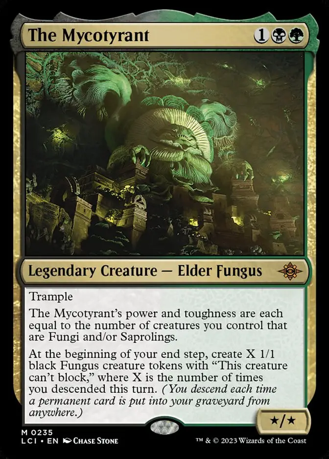 The Mycotyrant Legendary Creature Elder Fungus The Lost Caverns Of