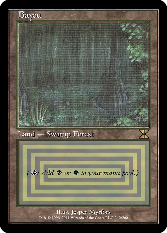 Bayou • Land — Swamp Forest (Masters Edition IV) - MTG Assist