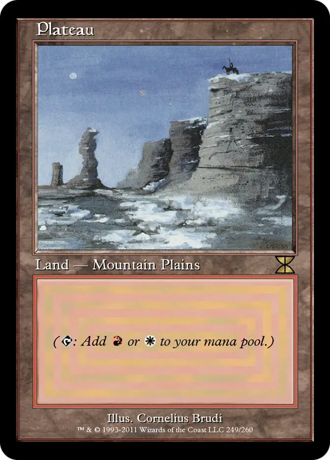 Plateau • Land — Mountain Plains (Masters Edition IV) - MTG Assist