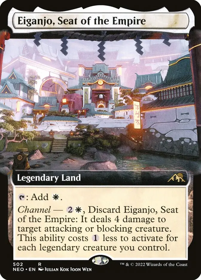 Eiganjo, Seat of the Empire • Legendary Land (Kamigawa: Neon 