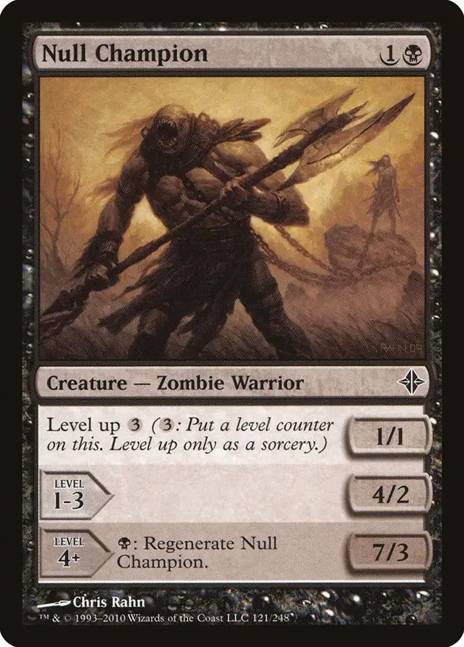 Null Champion • Creature — Zombie Warrior (Rise of the Eldrazi