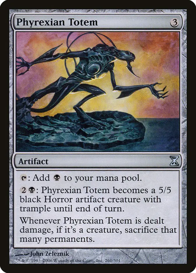 Phyrexian Totem • Artifact (time Spiral) - Mtg Assist