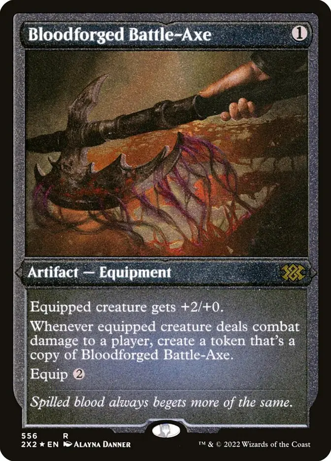 Bloodforged Battle Axe (Double Masters 2022)