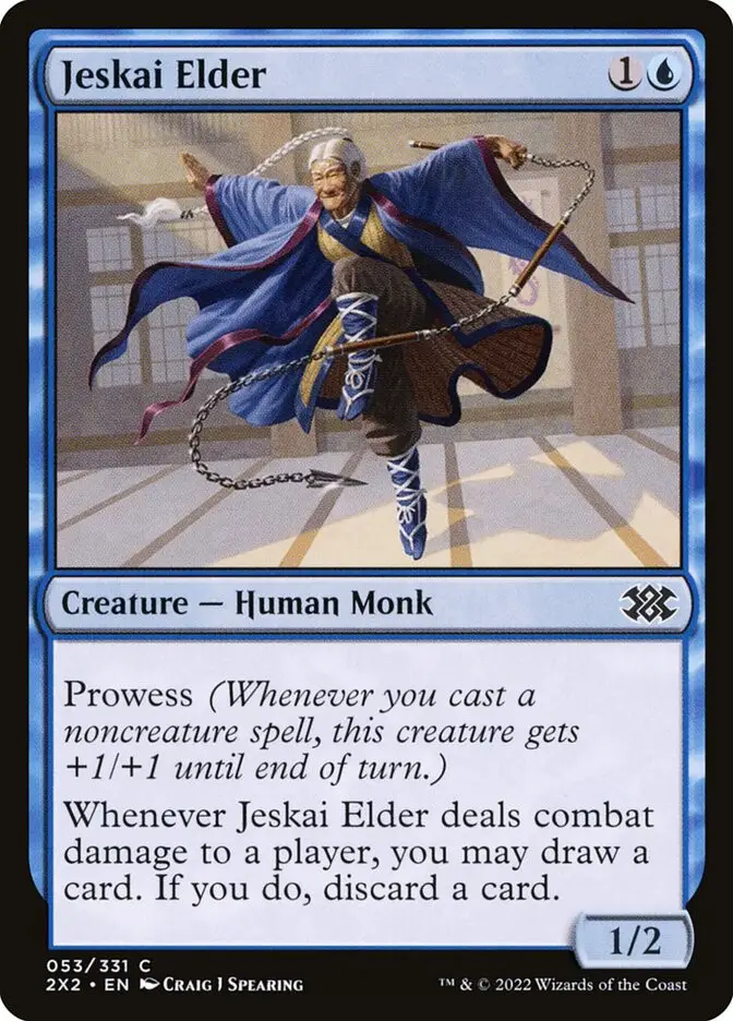 Jeskai Elder • Creature — Human Monk (Double Masters 2022) - MTG Assist