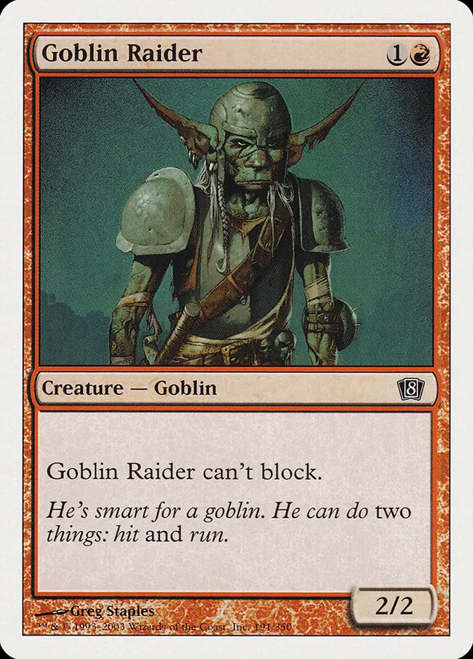 Goblin Raider (Eighth Edition)