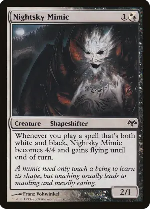 mimic nightsky cards mtg eventide mythicspoiler creature eldrazi card