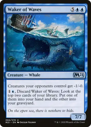 Waker of Waves • Creature — Whale (Core Set 2021) - MTG Assist