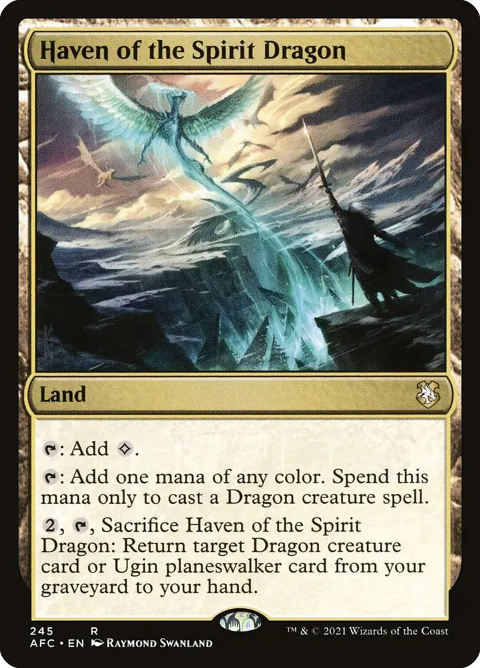 Haven of the Spirit Dragon • Land (Forgotten Realms Commander) - MTG Assist