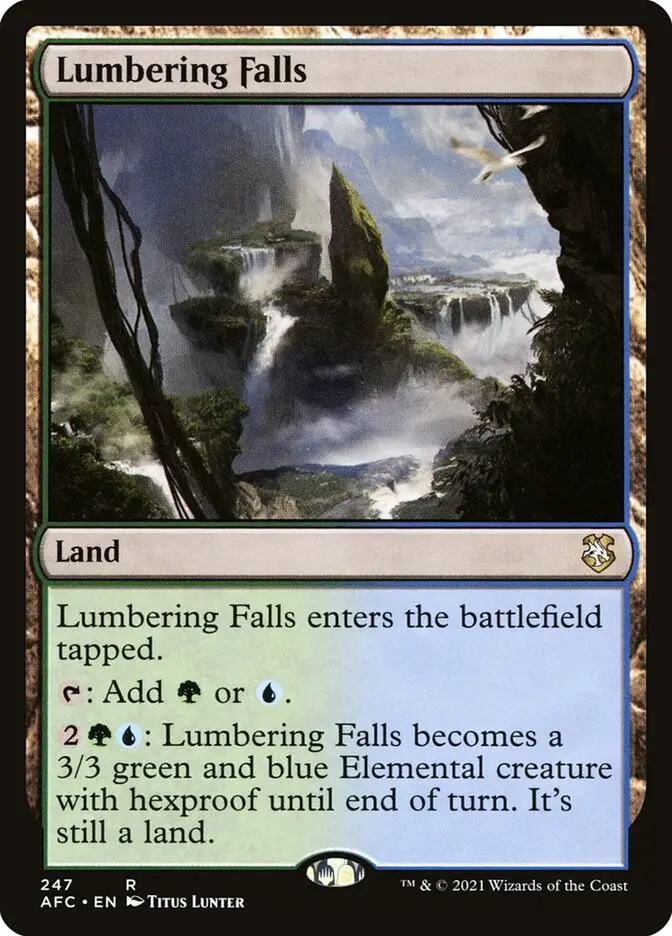 Lumbering Falls (Forgotten Realms Commander)