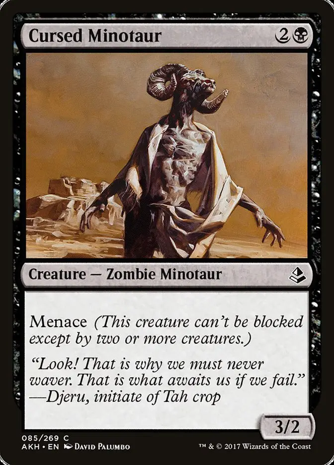 Cursed Minotaur (Amonkhet)