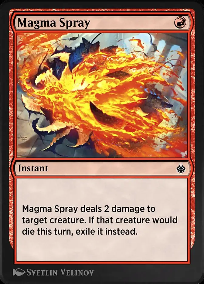 Magma Spray (Amonkhet Remastered)