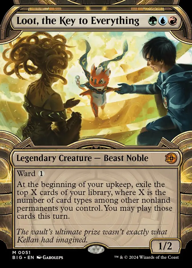 Loot, the Key to Everything • Legendary Creature — Beast Noble (The Big ...