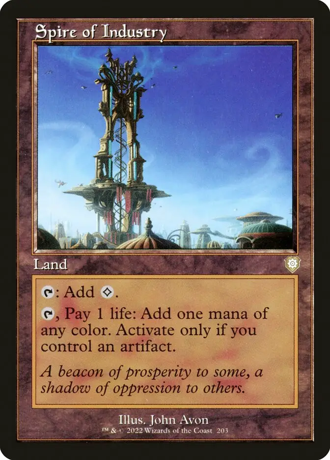 Spire of Industry • Land (The Brothers' War Commander) - MTG Assist