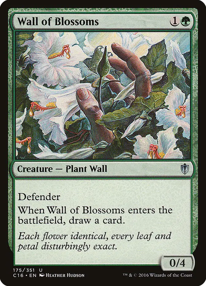 Wall of Blossoms (Commander 2016)