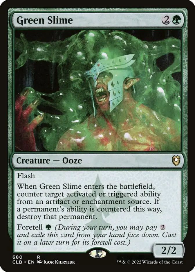 Green Slime (Commander Legends: Battle for Baldur