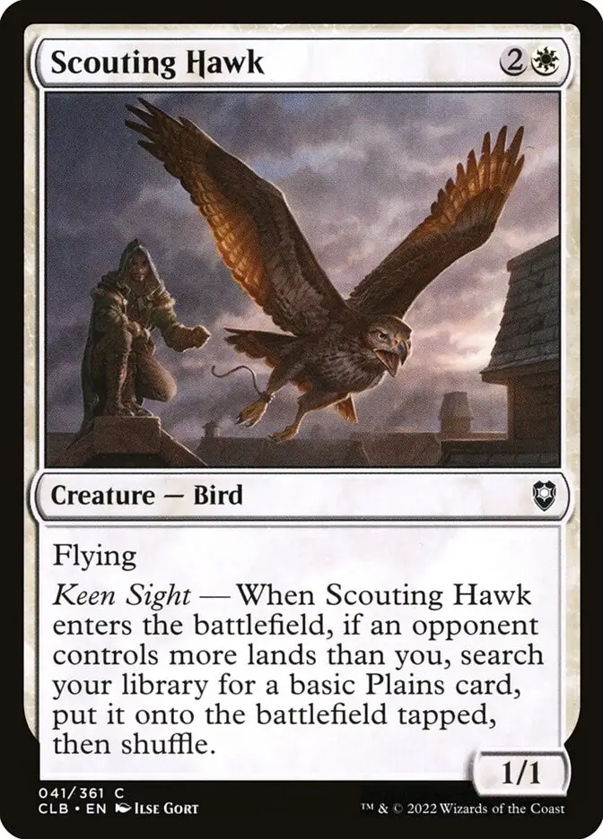 Scouting Hawk (Commander Legends: Battle for Baldur