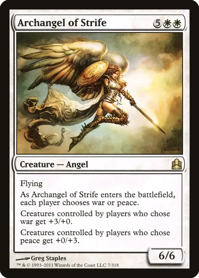 Archangel of Strife (Commander 2011)