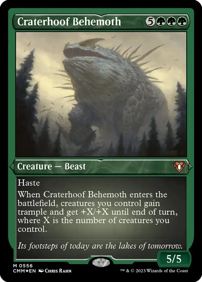 Craterhoof Behemoth • Creature — Beast (Commander Masters) - MTG Assist