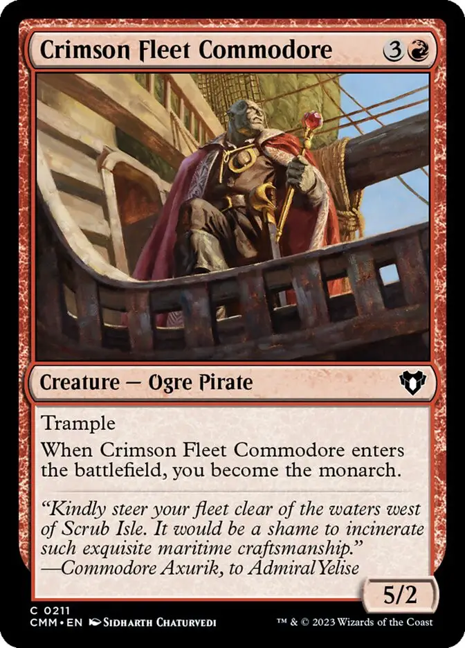 Crimson Fleet Commodore (Commander Masters)