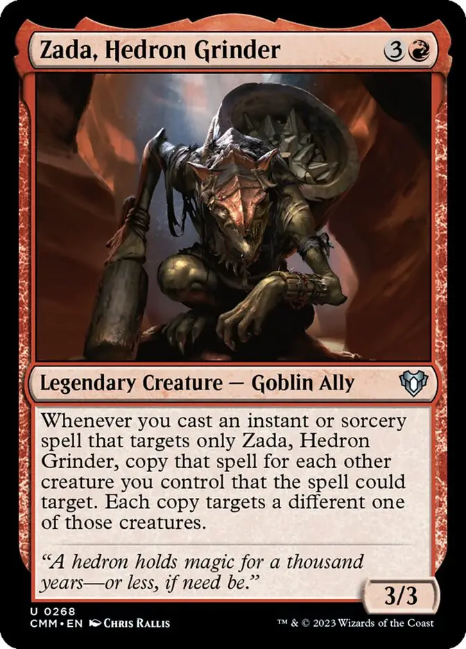 Zada, Hedron Grinder • Legendary Creature — Goblin Ally (Commander ...