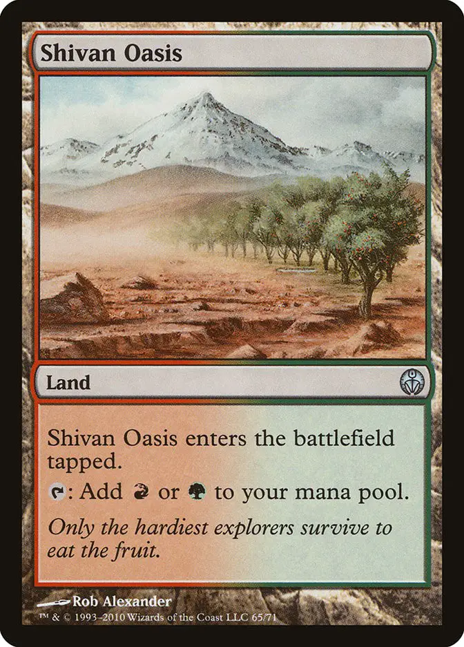 Shivan Oasis (Duel Decks: Phyrexia vs. the Coalition)
