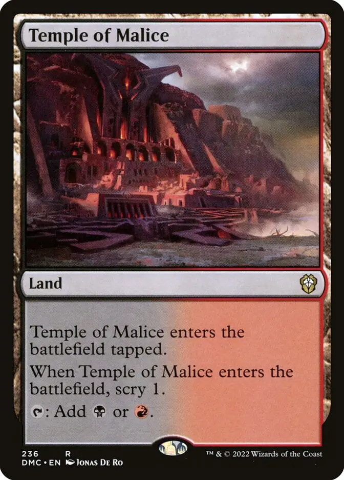 Temple of Malice (Dominaria United Commander)