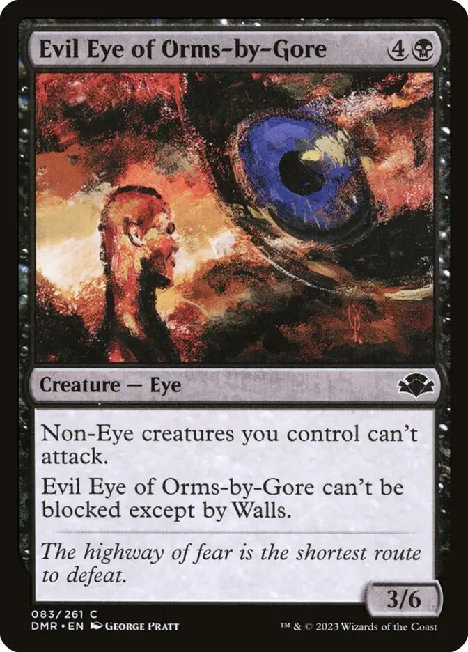 Evil Eye of Orms by Gore (Dominaria Remastered)