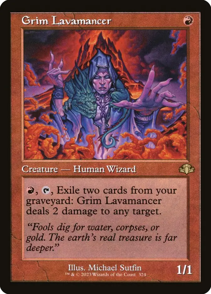 Grim Lavamancer (Dominaria Remastered)
