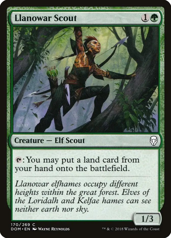 Llanowar Scout (Dominaria)