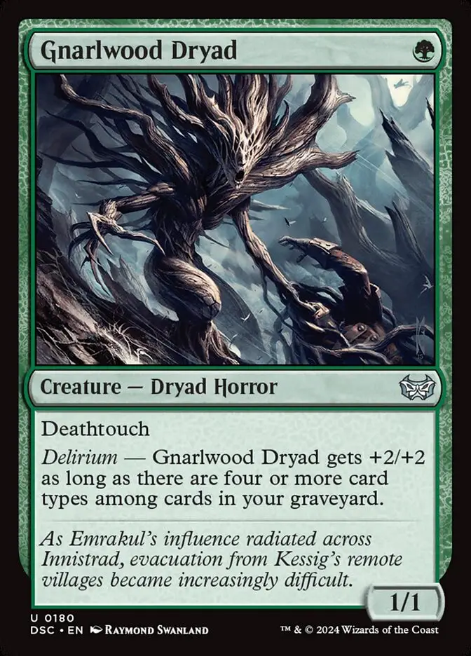 Gnarlwood Dryad (Duskmourn: House of Horror Commander)