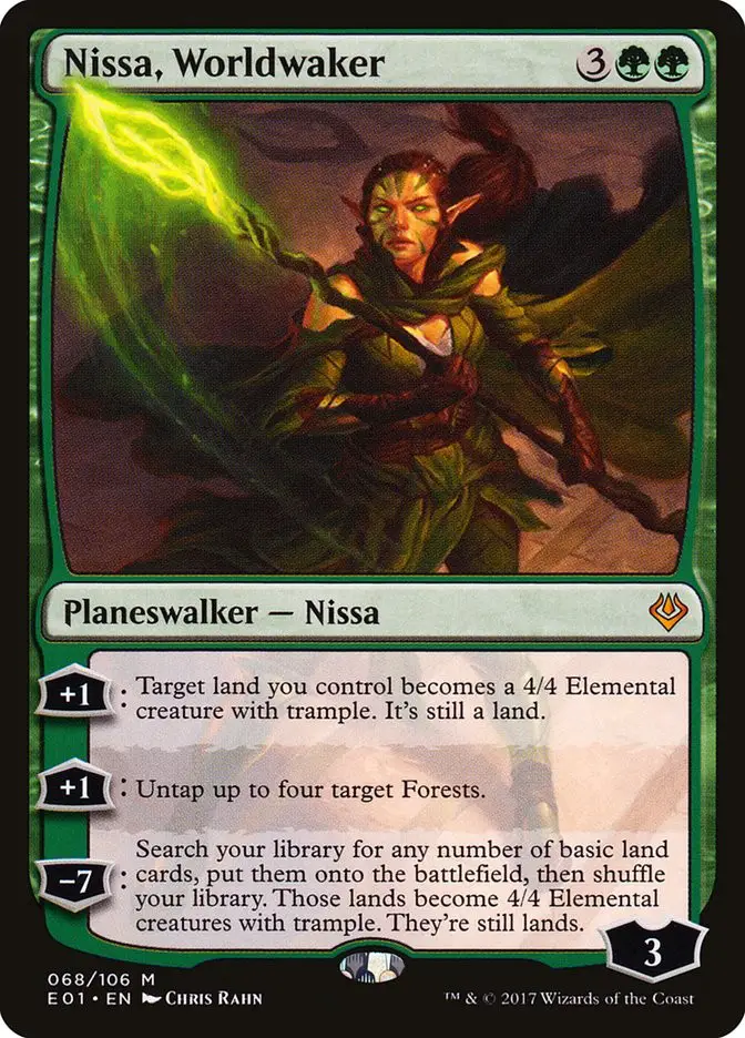 Nissa, Worldwaker • Legendary Planeswalker — Nissa (Archenemy: Nicol ...