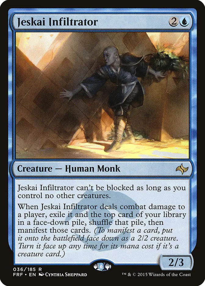 Jeskai Infiltrator • Creature — Human Monk (Fate Reforged) - MTG Assist