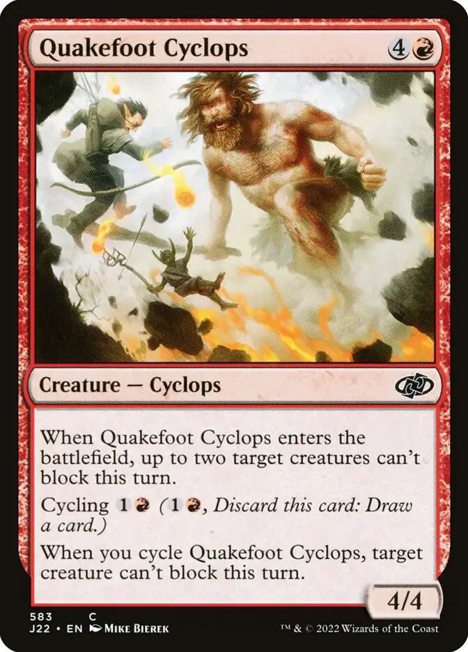 Quakefoot Cyclops (Jumpstart 2022)