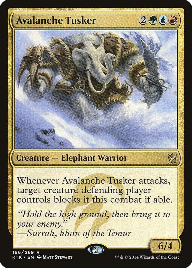 Avalanche Tusker (Khans of Tarkir)