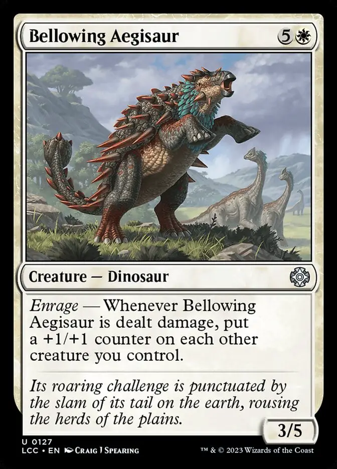Bellowing Aegisaur (The Lost Caverns of Ixalan Commander)