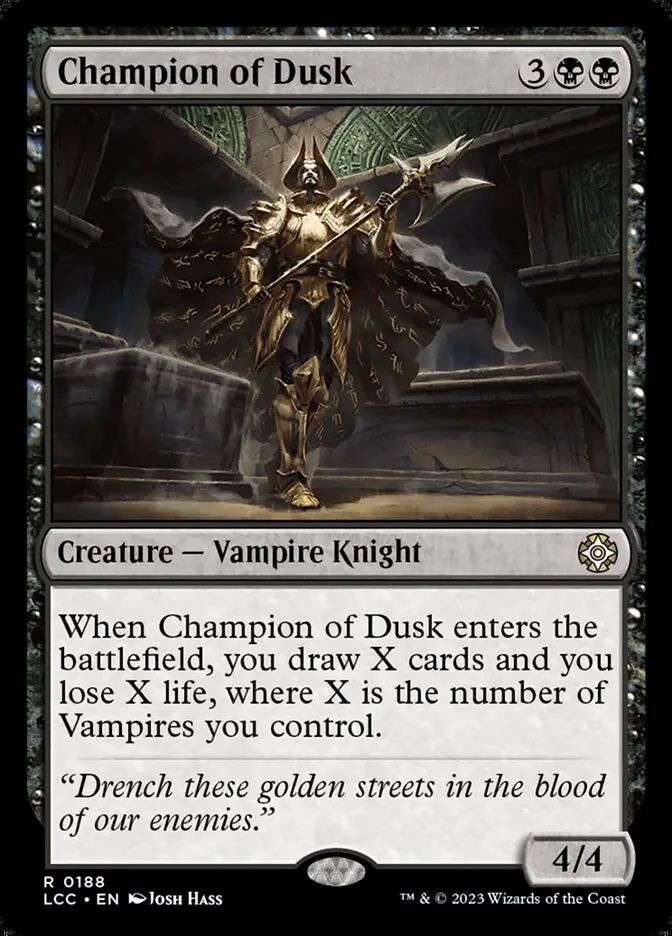 Champion of Dusk (The Lost Caverns of Ixalan Commander)