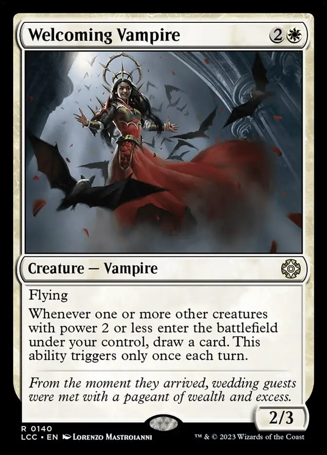 Welcoming Vampire • Creature — Vampire (The Lost Caverns of Ixalan ...