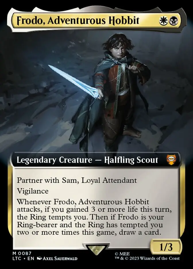 Frodo, Adventurous Hobbit • Legendary Creature — Halfling Scout (Tales ...