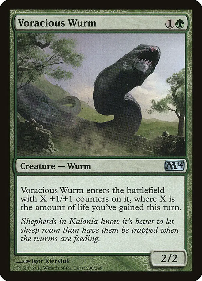 Voracious Wurm (Magic 2014)