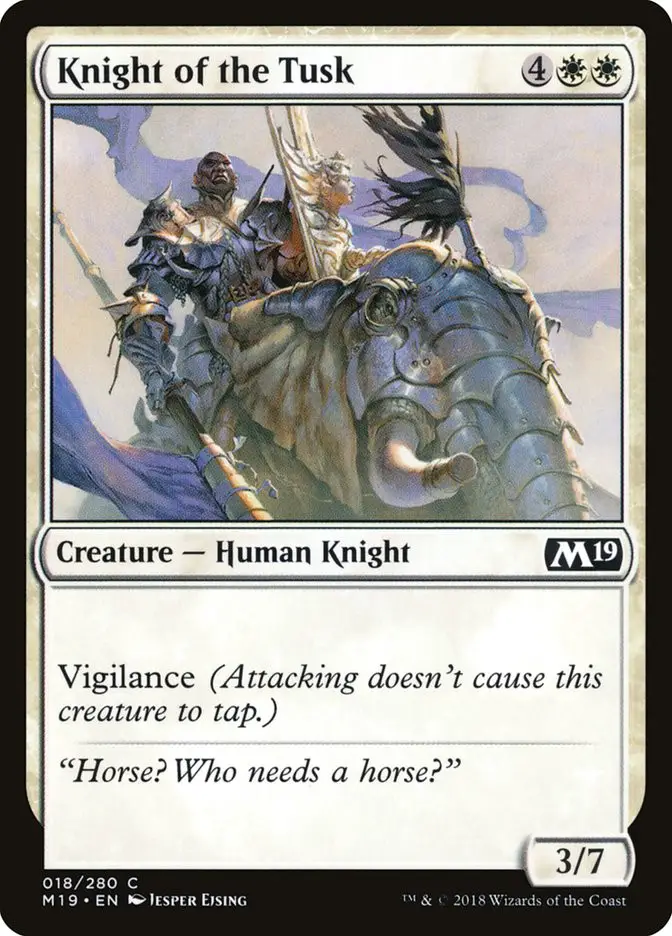 Knight of the Tusk (Core Set 2019)