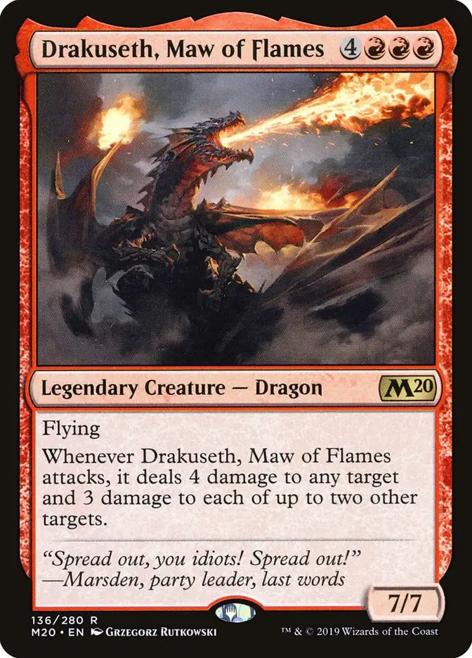 Drakuseth  Maw of Flames (Core Set 2020)