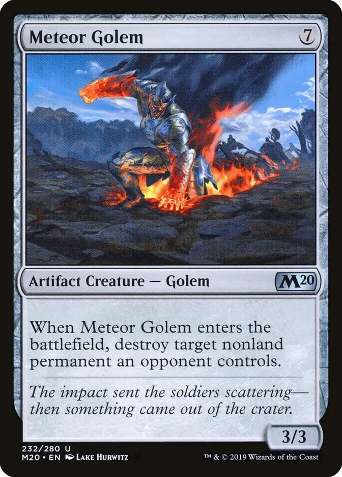 Meteor Golem (Core Set 2020)