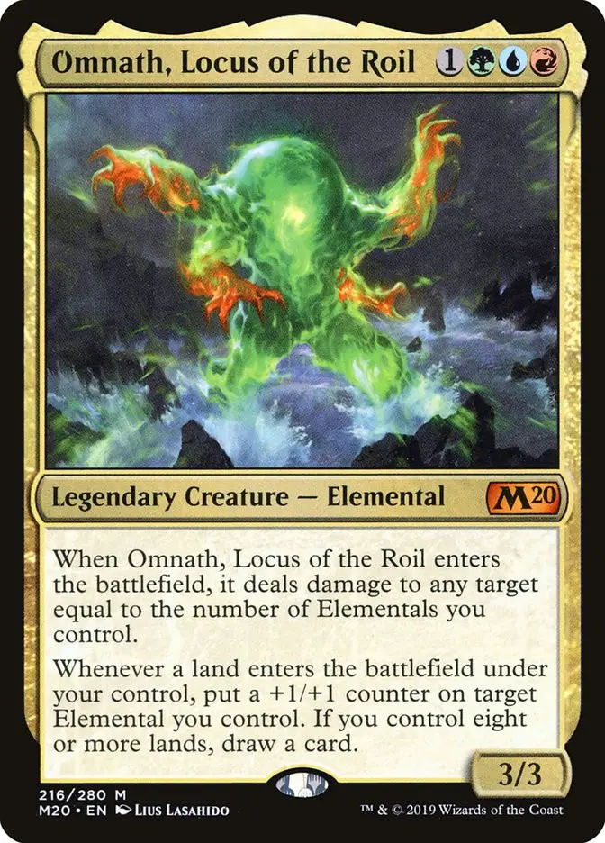 Omnath, Locus of the Roil • Legendary Creature — Elemental (Core Set ...